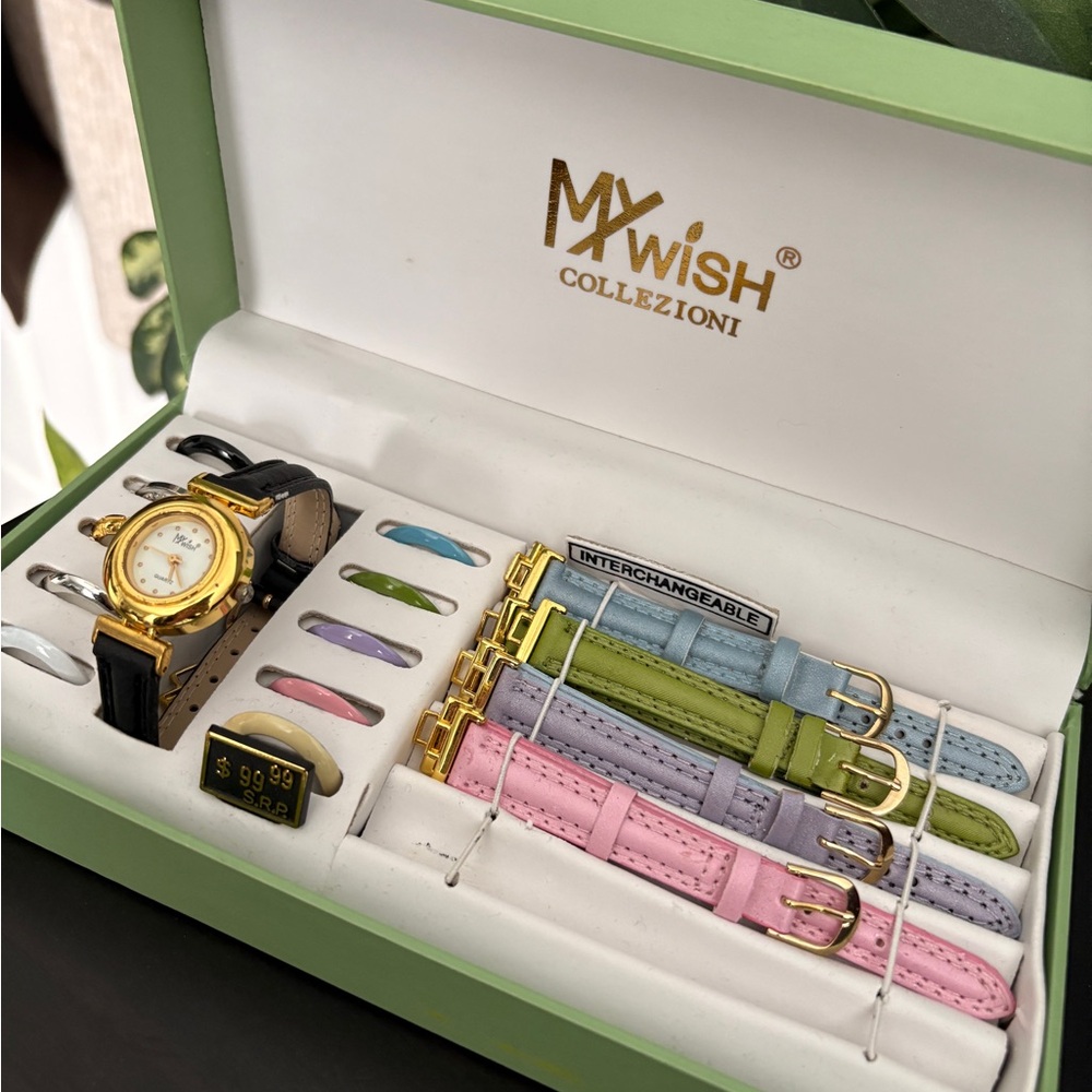 Vintage Women’s Interchangable Watch Multicolor Set - My Wish Collezioni